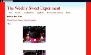 Theweeklysweetexperiment.blogspot.com thumbnail