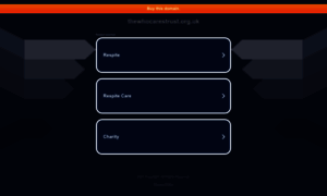 Thewhocarestrust.org.uk thumbnail