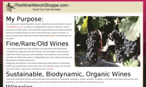 Thewinewenchshoppe.com thumbnail