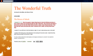 Thewonderfultruth.blogspot.com thumbnail