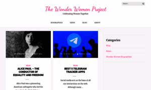 Thewonderwomenproject.org thumbnail