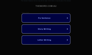 Theword.com.au thumbnail