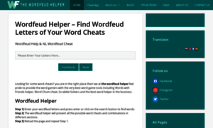 Thewordfeudhelper.com thumbnail