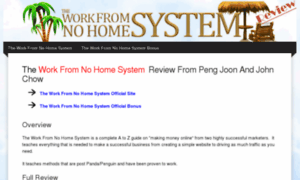 Theworkfromnohomesystem.com thumbnail