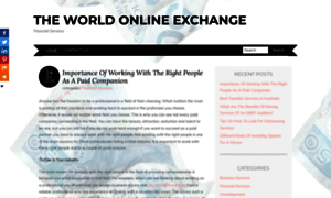 Theworldonlineexchange.com thumbnail