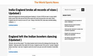 Theworldsportnews.com thumbnail