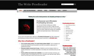 Thewriteproofreader.com thumbnail