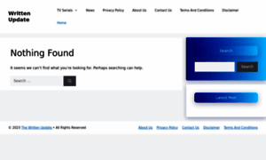 Thewrittenupdate.in thumbnail