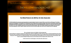 Theyellowhandkerchief.com thumbnail