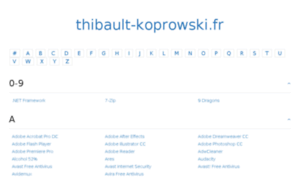 Thibault-koprowski.fr thumbnail