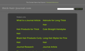 Thick-hair-journal.com thumbnail