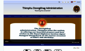 Thimphu.gov.bt thumbnail