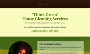 Thinkgreenhousecleaning.com thumbnail