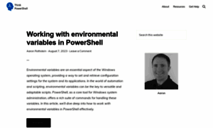 Thinkpowershell.com thumbnail