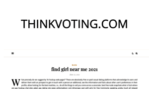 Thinkvoting.com thumbnail