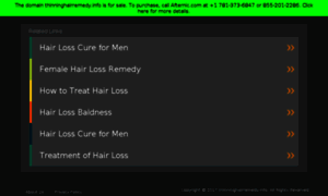 Thinninghairremedy.info thumbnail