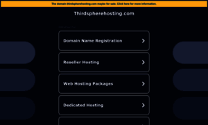 Thirdspherehosting.com thumbnail