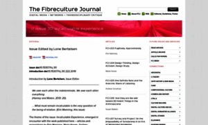 Thirty.fibreculturejournal.org thumbnail