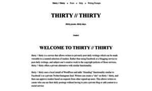 Thirtythirty.org thumbnail