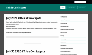 Thisiscomicsgate.wordpress.com thumbnail