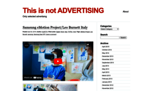 Thisisnotadvertising.wordpress.com thumbnail