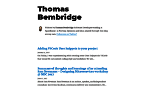 Thomasbembridge.com thumbnail