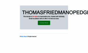 Thomasfriedmanopedgenerator.com thumbnail