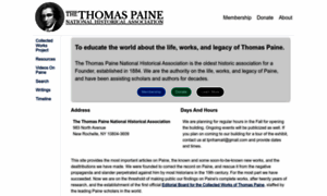 Thomaspaine.org thumbnail