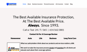 Thompson-insurance.com thumbnail