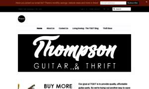 Thompsonguitarandthrift.com thumbnail