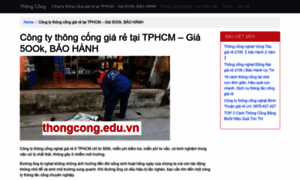 Thongcong.edu.vn thumbnail