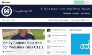 Thongsbridgecricketclub.co.uk thumbnail