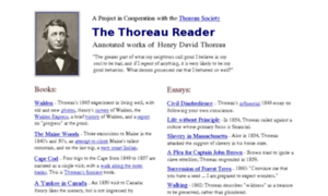 Thoreau.eserver.org thumbnail