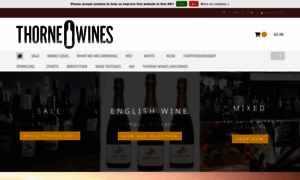 Thornewines.com thumbnail