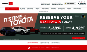 Thornhilltoyota.com thumbnail