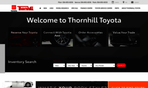 Thornhilltoyotawv.com thumbnail