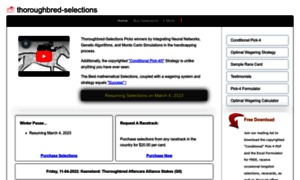 Thoroughbred-selections.com thumbnail