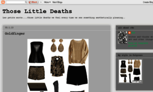 Thoselittledeaths.blogspot.com thumbnail