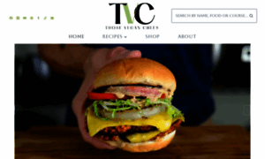 Thoseveganchefs.com thumbnail