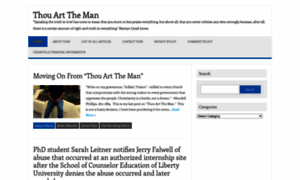 Thouarttheman.org thumbnail