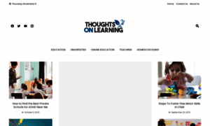 Thoughtsonlearning.com thumbnail