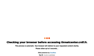 Threatcenter.crdf.fr thumbnail