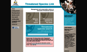 Threatenedspecieslink.tas.gov.au thumbnail