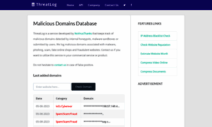Threatlog.com thumbnail