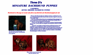 Three-ds-dachshunds.com thumbnail