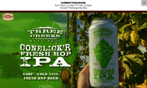 Threecreeksbrewing.com thumbnail