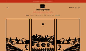 Threedogwine.com thumbnail