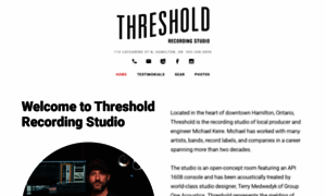 Thresholdrecordingstudio.com thumbnail
