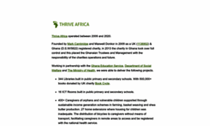Thriveafrica.ngo thumbnail
