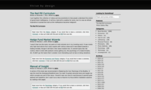 Thrivebydesign.org thumbnail